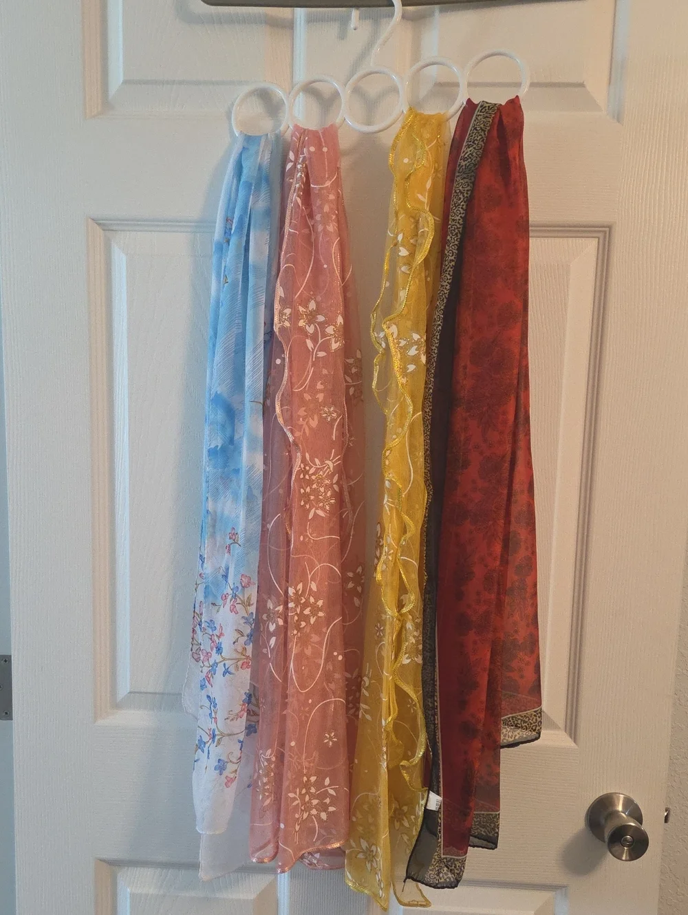 Multi-Color Women's Lightweight Fashion Scarves & Wraps - Pack of 4
